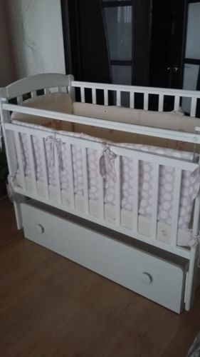 Кроватка детская ФА-М Милена 1 (белый)