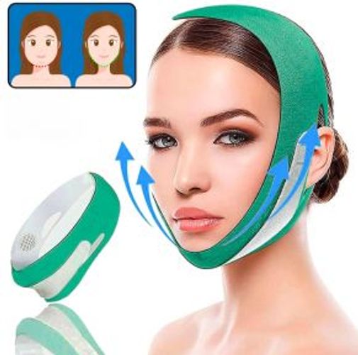Маска - бандаж для коррекции овала лица, подбородка, скул Face Lift / Лифтинг - маска для четкого ко
