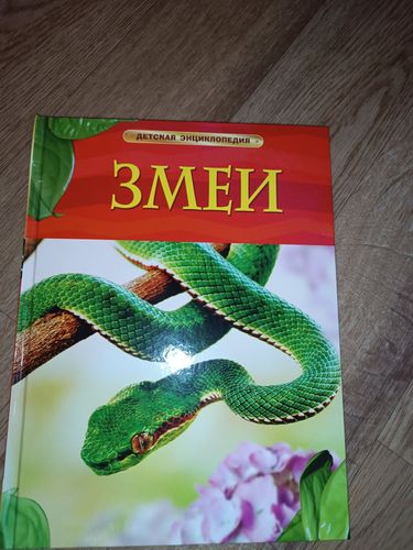 Детская энциклопедия про виды змей 
