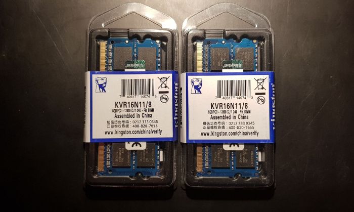 Оперативная память DDR3 16Gb Kit Kingston для Ноут