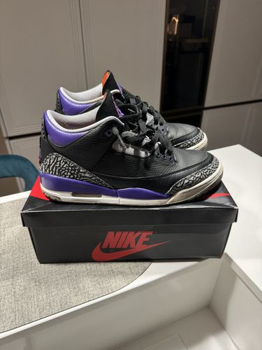 Nike air Jordan 3 court purple original 