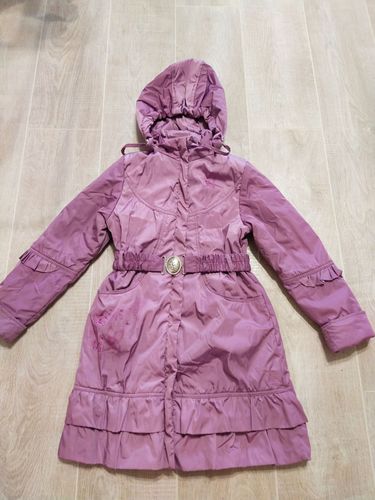Пальто для девочки 134 размер