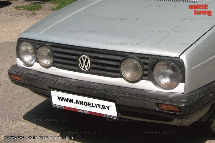 Ресничка под фары VW Golf 2