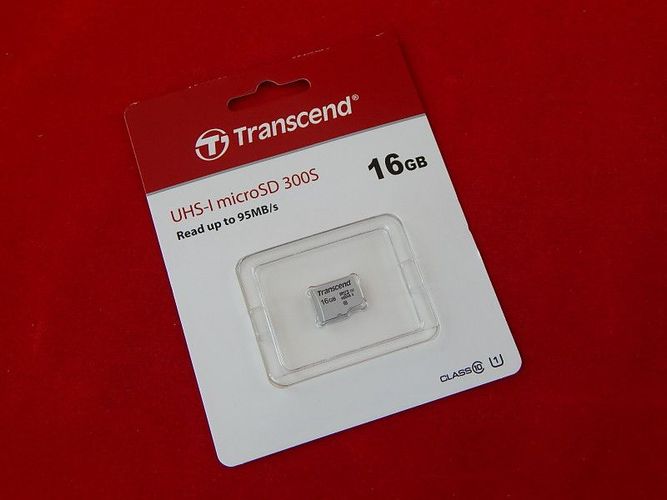 Transcend TS16GUSD300S Карта памяти Micro SDHC 16G