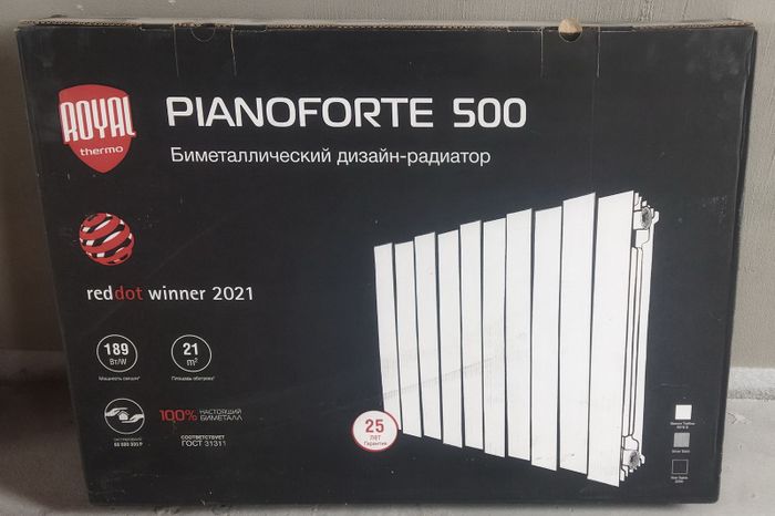 Биметаллический радиатор Royal Thermo Piano Forte
