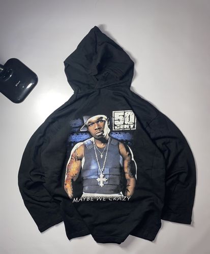 50 cent hoodie (rap, sk8, y2k)