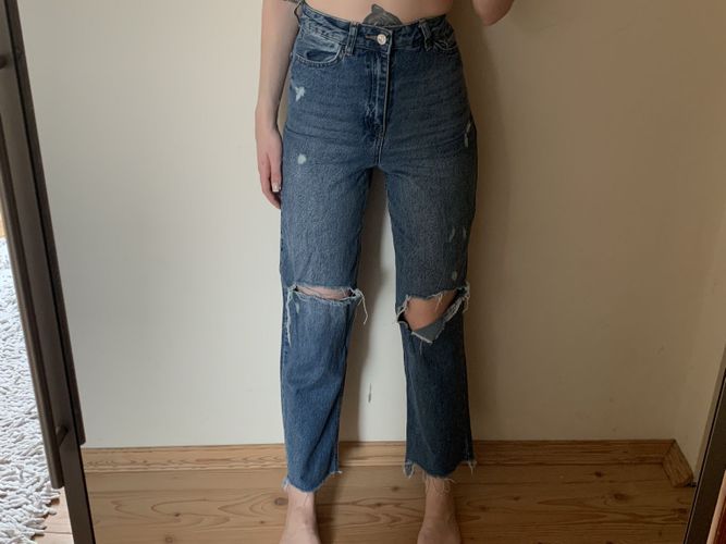 джинсы на худую девушку