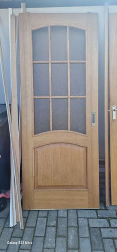Двери Капри из МДФ, шпон дуба.