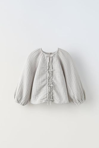 муслиновая блуза zara