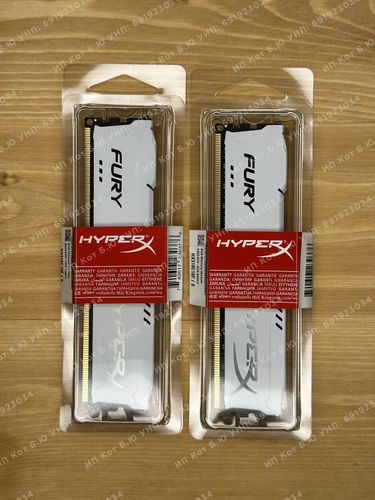Оперативная память HyperX Fury DDR3 8GB, 16GB 1866МГц