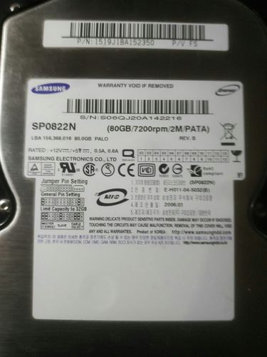 HDD Samsung 80 Gb