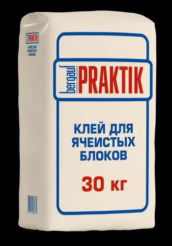 Клей для ячеестых блоков Praktik 30 кг - в Наличии