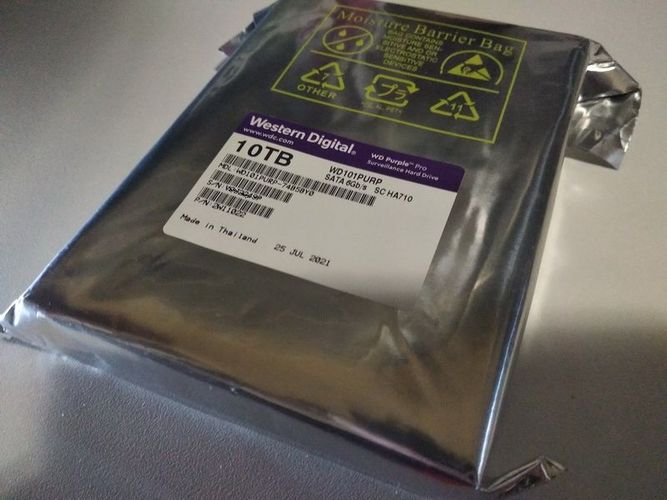 WD Purple Pro 10TB WD101PURP HDD Новый