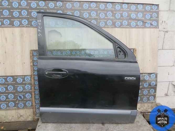 Стекло двери передней правой Hyundai Santa Fe 2003
