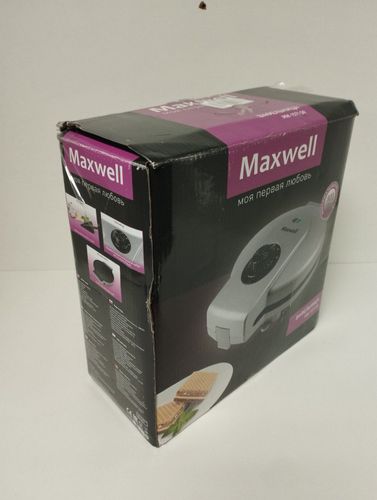 Вафельница Maxwell MW-1571 SR, новая
