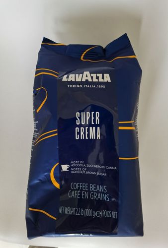 Кофе зерновой LAVAZZA SUPER CREMA, 1 кг