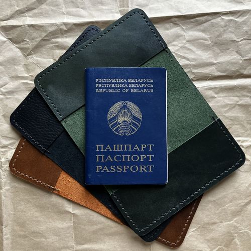 Обложка на паспорт (натуральная кожа) 