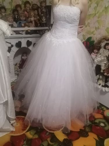  платье пышное свадебное 