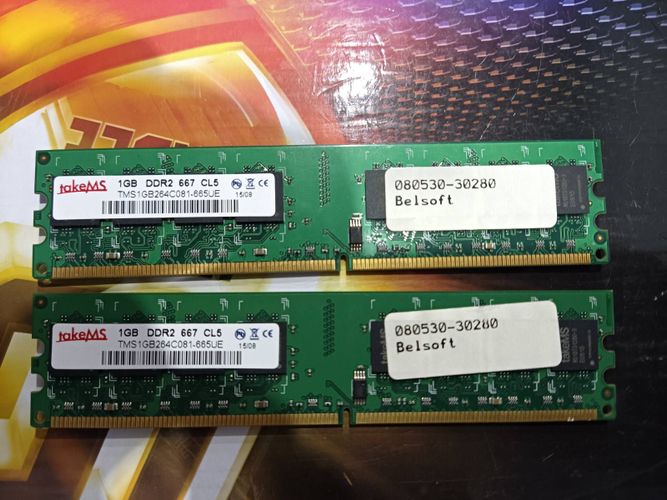 Оперативная память DDR2 2х1Gb