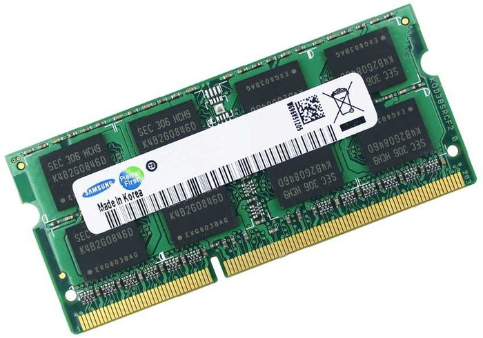 Оперативная память DDR3 8GB, 16Gb Samsung для Ноут