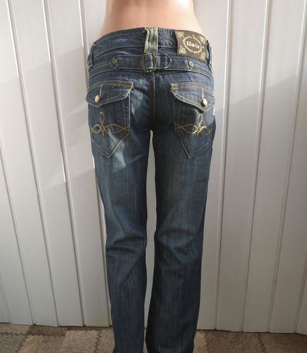 джинсы Y2k на низкой талии
