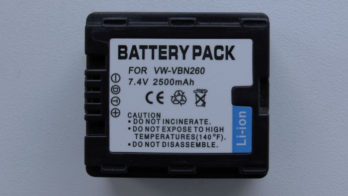 Аккумулятор (батарея) VW- VBN260 + зарядное