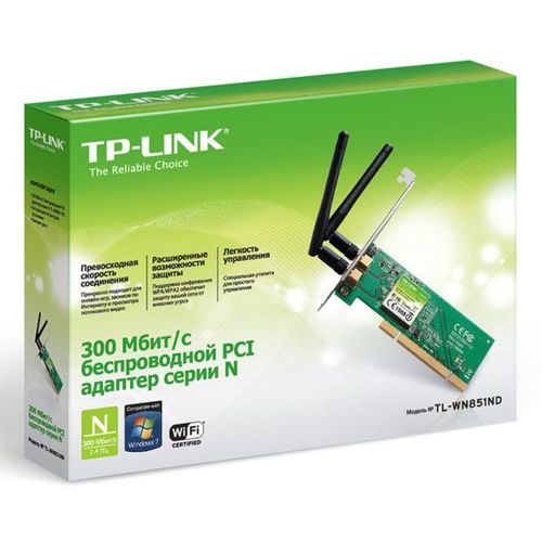 Беспроводной Wi-Fi адаптер TP-Link TL-WN851ND