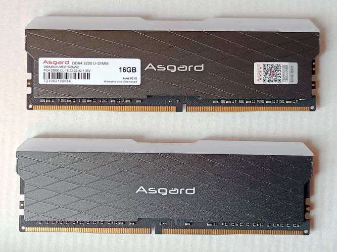 DDR4 Asgard RGB RAM 32gb(2*16) 3200-3600
