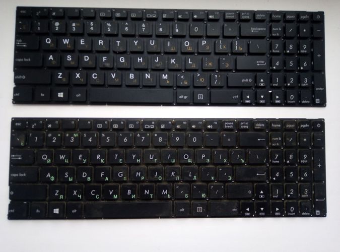 2 клавиатуры MP-13K9 для ноутбука Asus 
