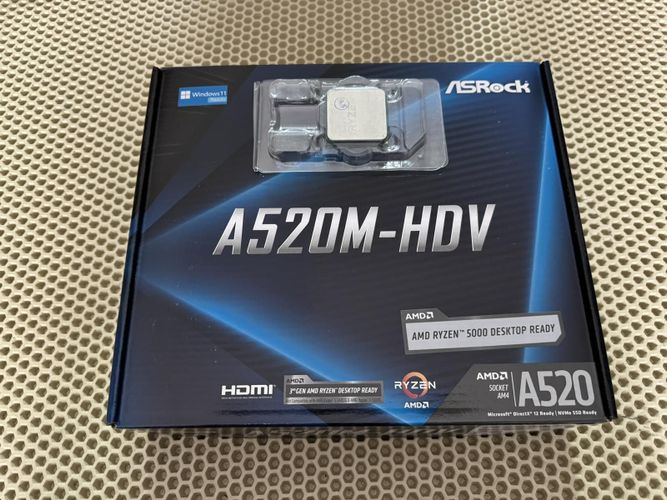 Комплект AMD Ryzen 5 5500 + МП ASRock A520M-HDV ( гарантия )