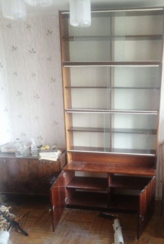 Советский книжный шкаф 