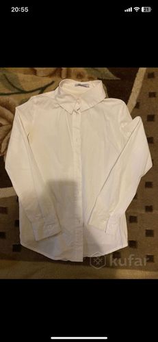 Белая рубашка блузка женская 