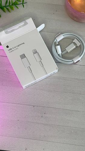 Кабель Apple, кабель Lighting + Type-C(с чипом)