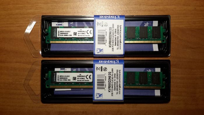 Память (ОЗУ) DDR2 2GB, 4GB Kingston