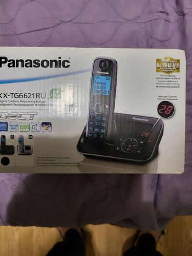 Радиотелефон Panasonic  kx tg6621ru автоответчик