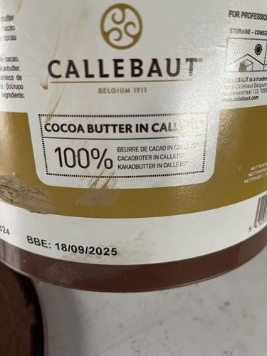 Какао масло callebaut Бельгия 