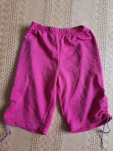 шорты бриджи рост 122-140 см. темно-розовые.хлопок