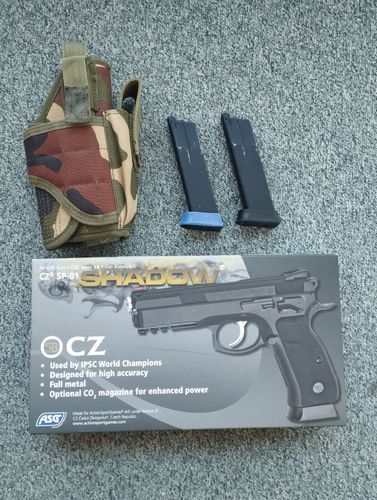 Страйкбольный пистолет ASG CZ-75 sp-01 shadow