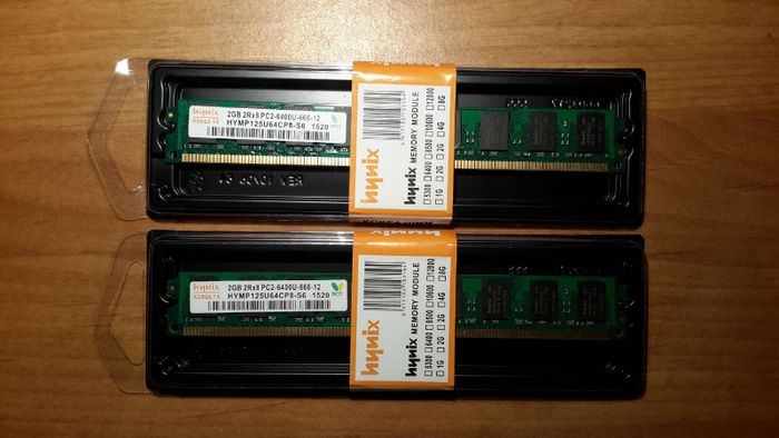 Оперативная память (ОЗУ) DDR2 2GB, 4GB Hynix