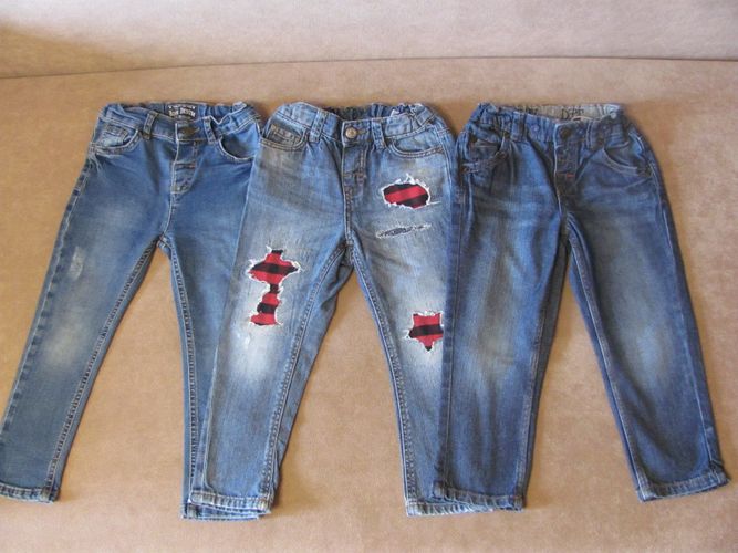 Брюки /джинсы для мальчика, рост 92-98см 