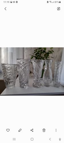 вазы хрустальные