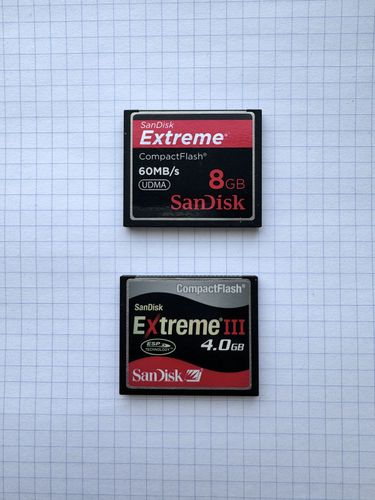 Карта памяти CompactFlash Sandisk Extreme 8gb 4gb