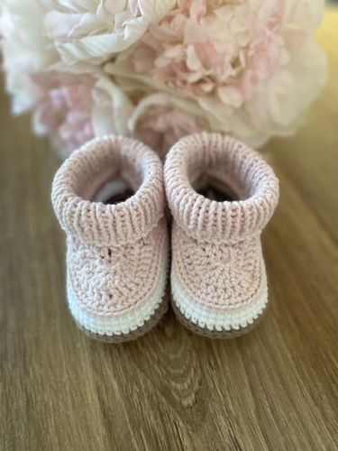 Пинетки носочки для новорождённых 