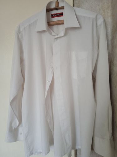 Рубашка белая мужская (Davani) Р48-50        