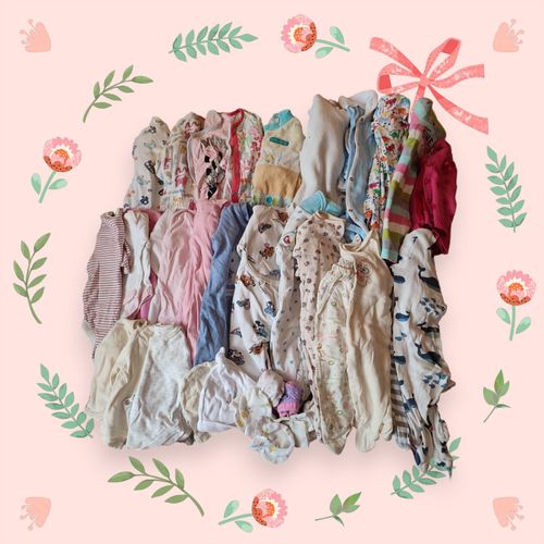 Пакет одежды для девочки 0-3 месяцев 