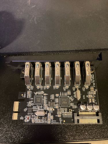  Usb хаб на 7 портов 3.0 PCI-e orico