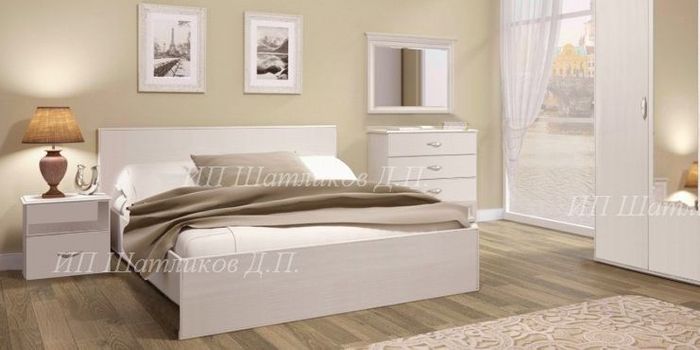 Кровать(выбор р-ра) «Белла стил-3»,Бесплатная доставка 