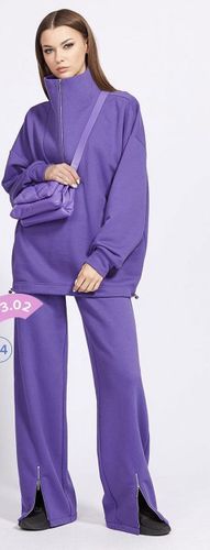 Фиолетовый костюм 48 размер