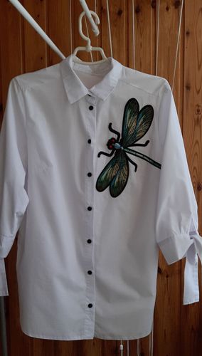 Блуза белая Эль гато (Беларусь) размер 50 