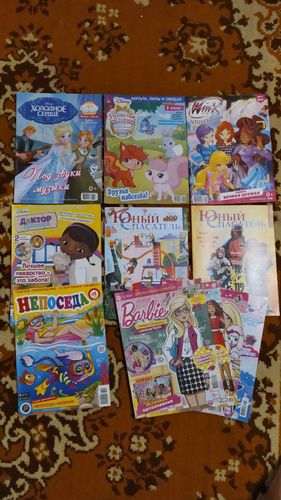 Детские журналы: Barbie,Winx,Холодное сердце и др.